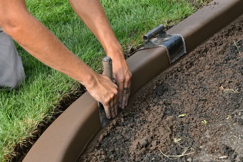 Cement Edging Installation
