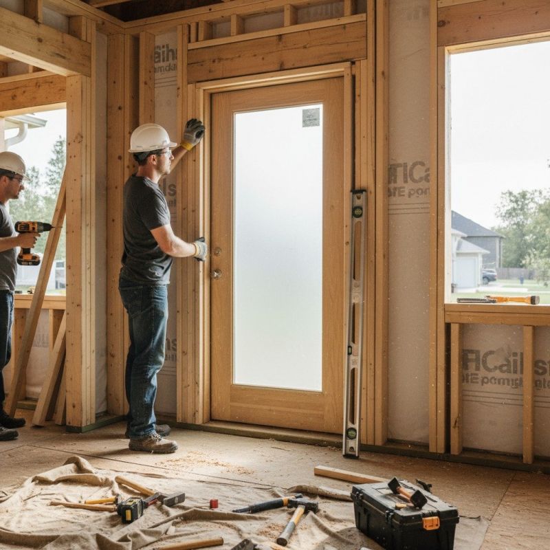 Front Door Steps Installation