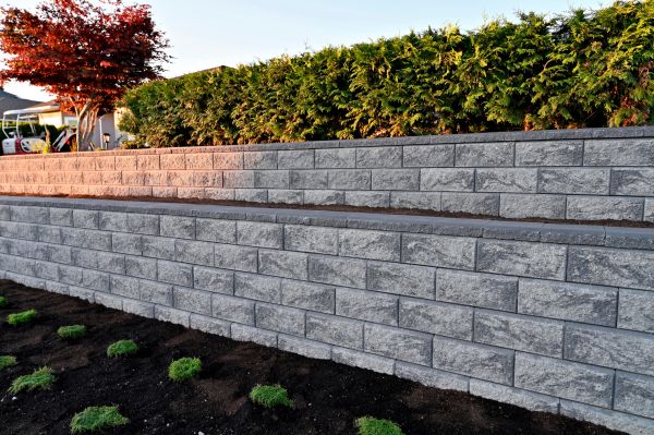 Concrete Retaining Wall Installation in Hendersonville