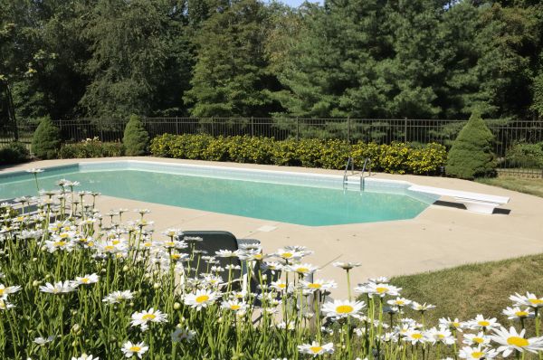 Concrete Deck Installation in Hendersonville