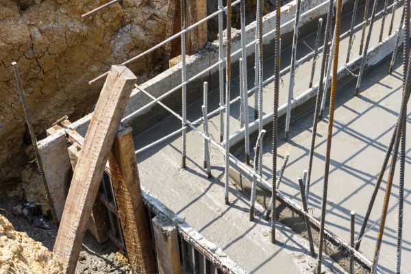 Concrete Footing Pouring in Hendersonville