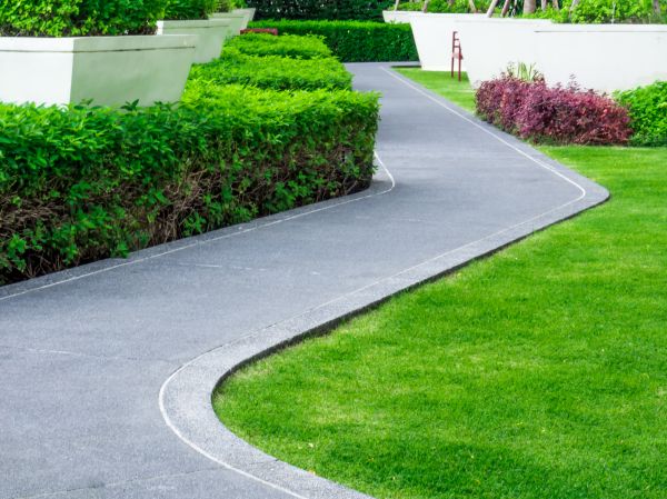 Walkway Curb Installation in Hendersonville