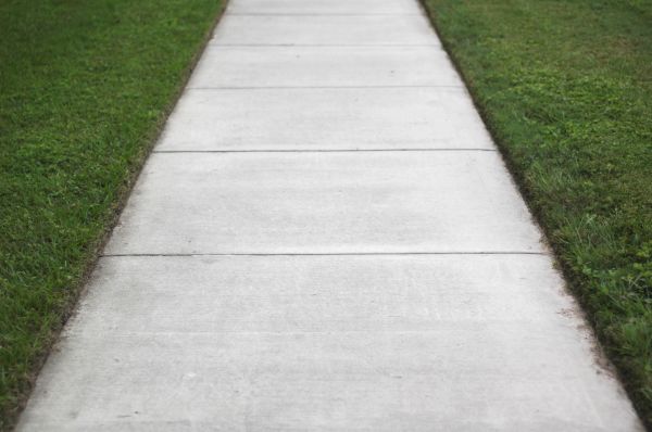 Concrete Path Installation in Hendersonville