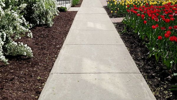 Sidewalk Slab Replacement in Hendersonville