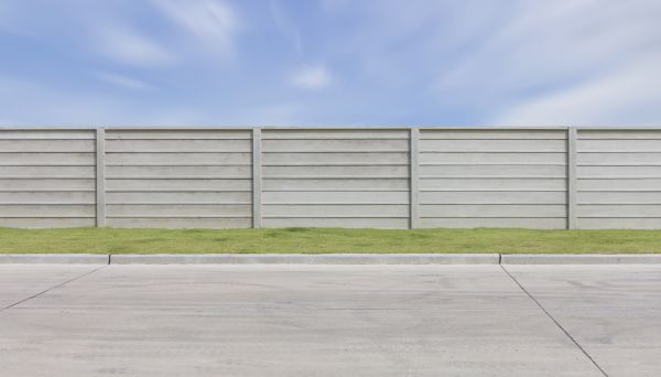 Concrete Fence Installation in Hendersonville