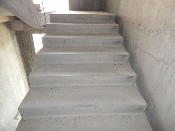 Poured Stair Construction in Hendersonville
