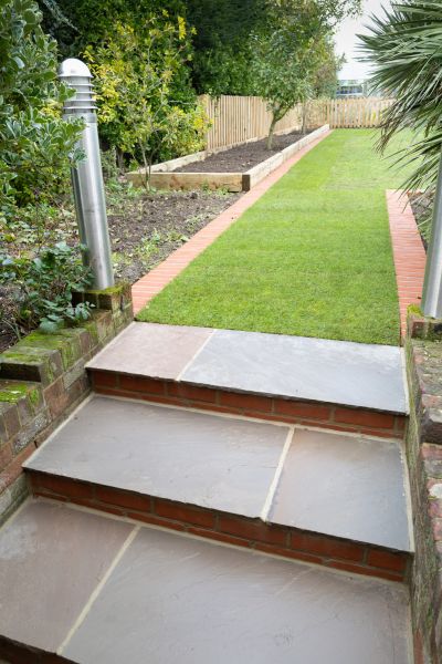 Backyard Steps Installation in Hendersonville