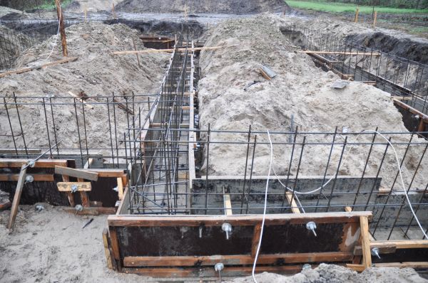 House Footing Construction in Hendersonville