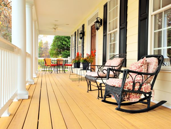 Front Porch Renovation in Hendersonville