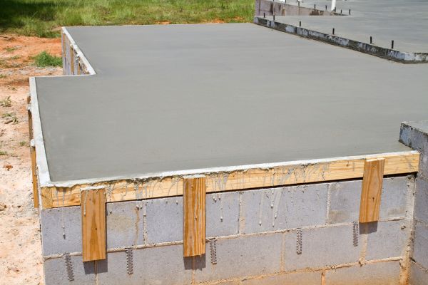 Concrete Slab Installation in Hendersonville