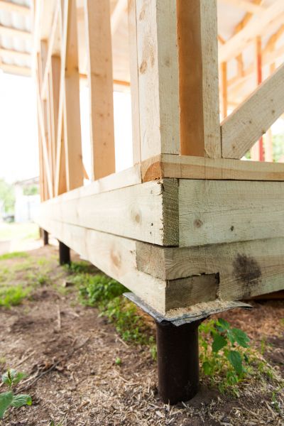 Barn Footing Installation in Hendersonville