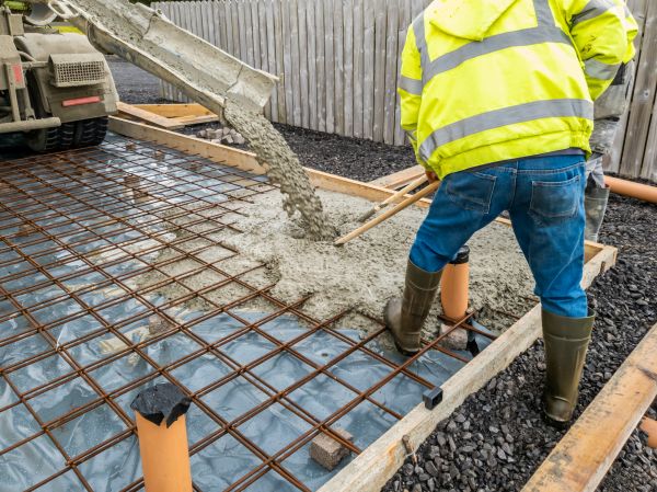 Basement Slab Pouring in Hendersonville