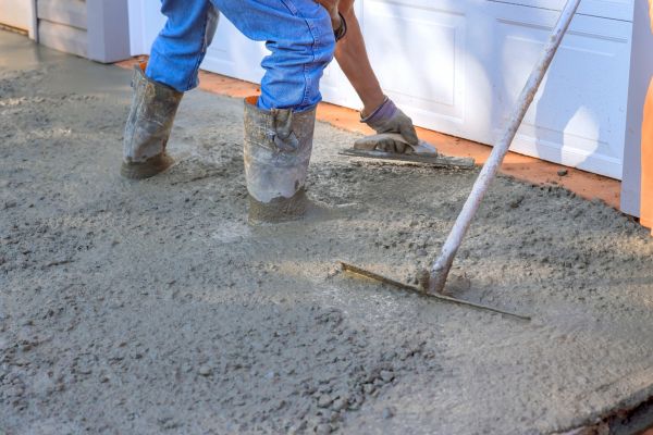 Driveway Slab Construction in Hendersonville
