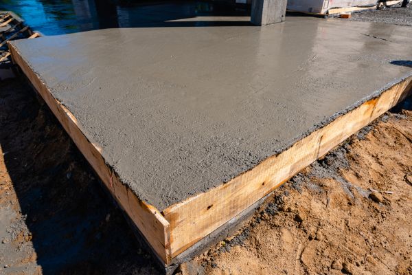 Outdoor Slab Installation in Hendersonville