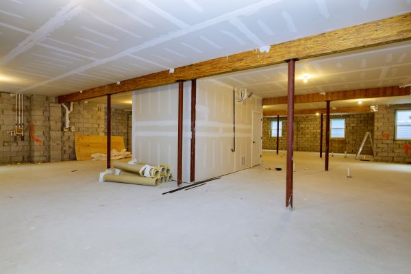 Basement Slab Installation in Hendersonville