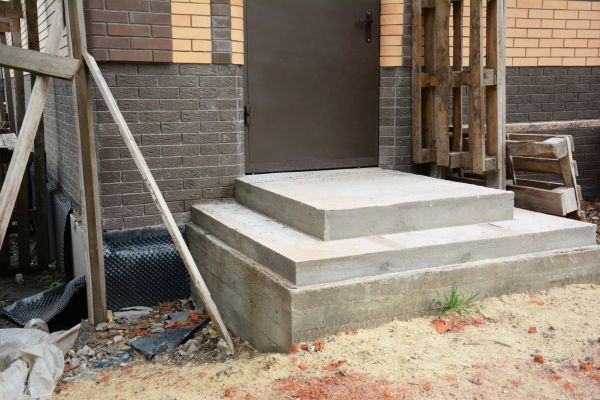 Cement Steps Construction in Hendersonville