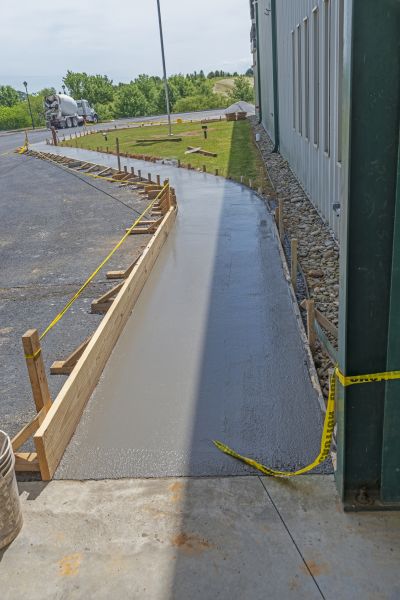 Concrete Sidewalk Paving in Hendersonville