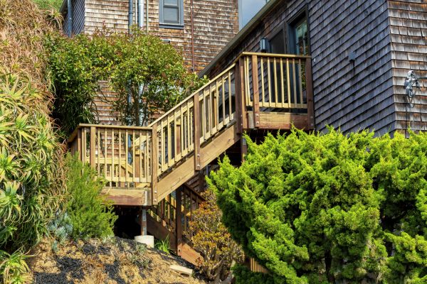 Patio Stair Installation in Hendersonville