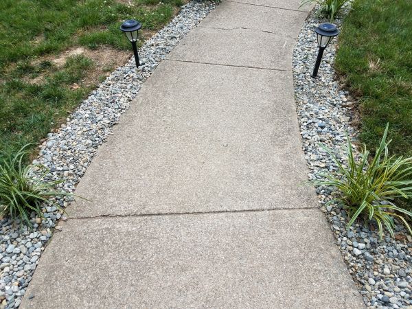 Cement Path Construction in Hendersonville