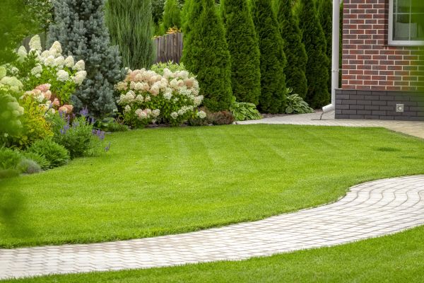 Landscape Walkway Installation in Hendersonville